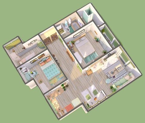 模拟人生4怎么合租