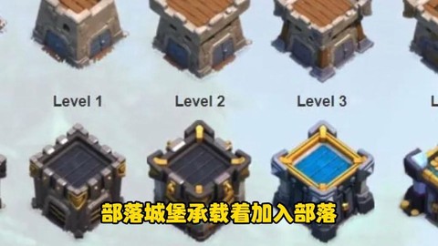 部落冲突部落城堡怎么来