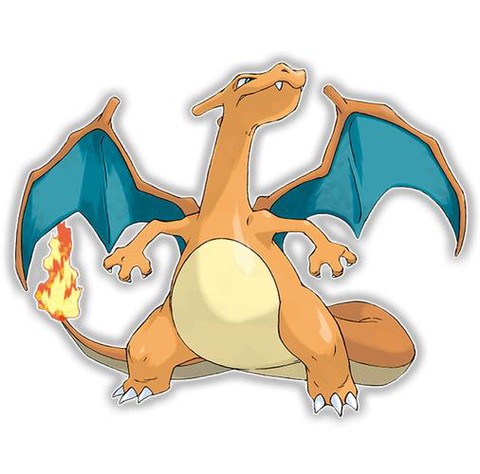 神奇宝贝怎么画喷火龙[图1]