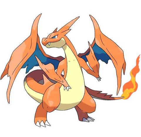 神奇宝贝怎么画喷火龙[图2]