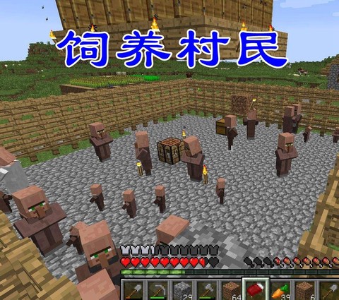 我的世界怎么弄村民