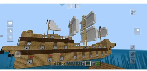 我的世界船怎么做帆船[图1]